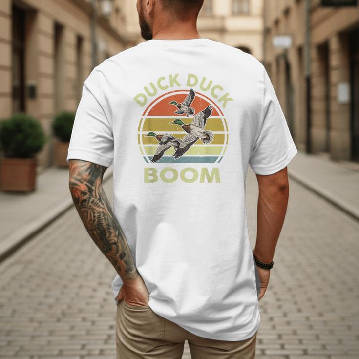 Hunting-Shirt Duck Boom Hunter Dad Grandpa Men Men's Back Print T-Shirt