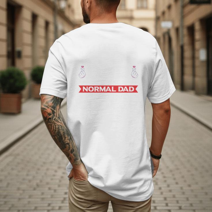 I'm A K-Pop Dad Just Like Normal Dad Except Much Cooler Men's Back Print T-Shirt