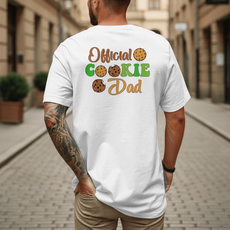 Official Cookie Dad Scout For Girls Cookie Dealer Men's Back Print T-Shirt Official Cookie Dad Scout For Girls Cookie Dealer Men's Back Print T-Shirt