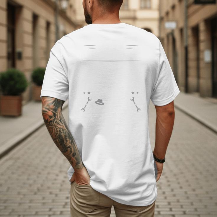 Once a Mechanic Always a Mechanic It's Like Mafia Dad Men's Back Print T-Shirt