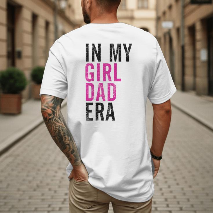 Retro In My Dad Girl Era Father's Day Christmas Men's Back Print T-Shirt