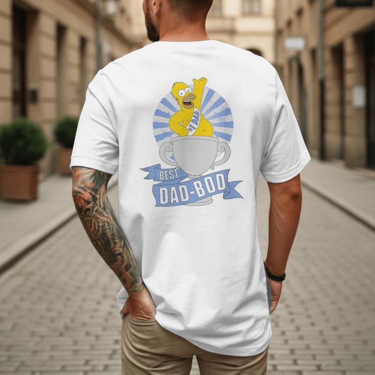 The Simpsons Father's Day Homer Best Dad BOD Men's Back Print T-Shirt