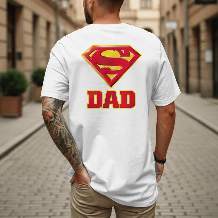 Superman Super Dad Men's Back Print T-Shirt Superman Super Dad Men's Back Print T-Shirt