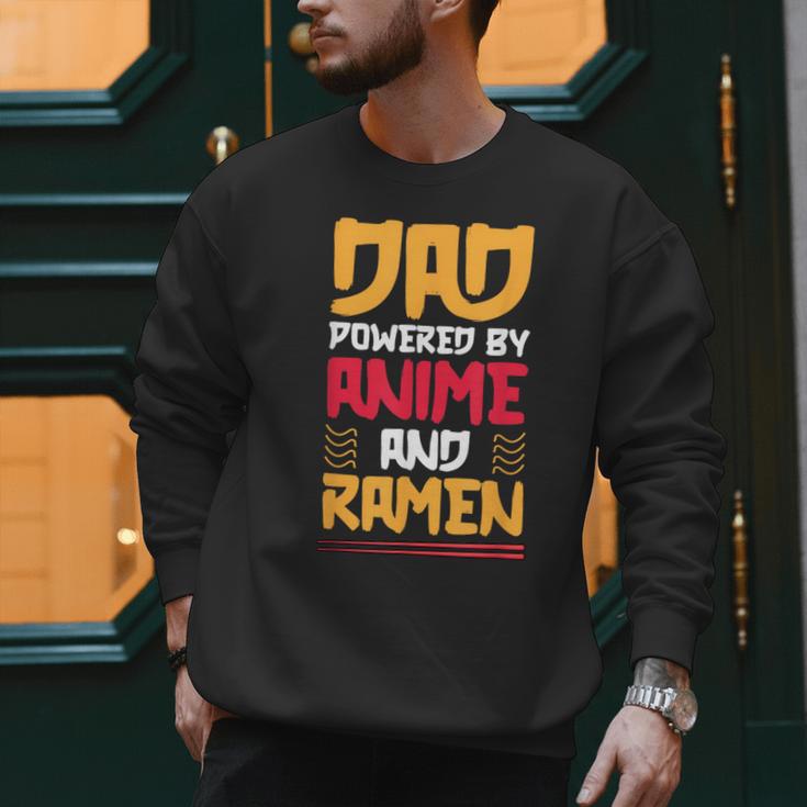 Anime Fathers Day Japanese Manga Otaku Kawaii Anime Dad Men Sweatshirt