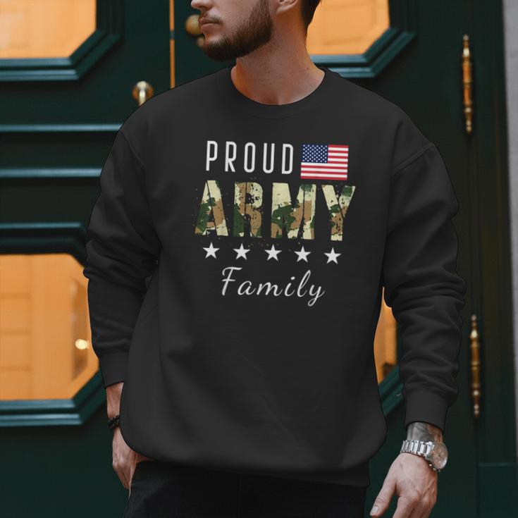 Army Graduation Proud Military Family Mom Dad Brother Sister Men Sweatshirt