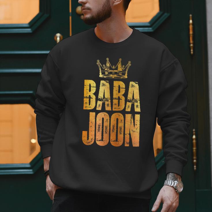 Baba Joon Persian Dad Iran Quote Iranian Fathers Day Men Sweatshirt