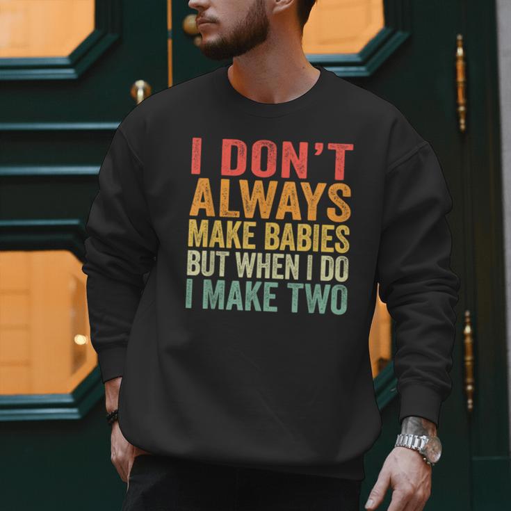 Baby Twins For Pregnant Mum Dad Men Sweatshirt Baby Twins For Pregnant Mum Dad Men Sweatshirt