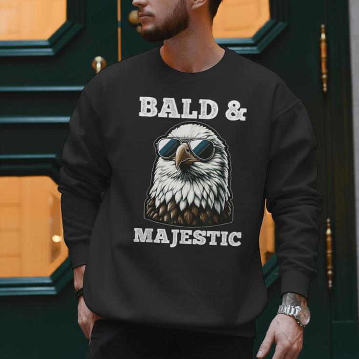 Bald & Majestic Sexy Bald Guy Dad Men Sweatshirt