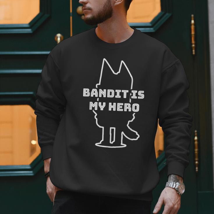 Bandit Is My Hero Kid's Show Dad Dog Men Sweatshirt