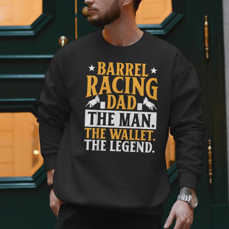Barrel Racing Dad Horse Barrel Racer Men Sweatshirt