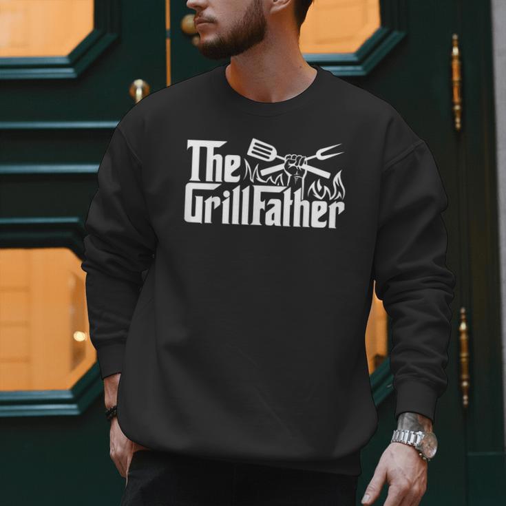 Bbq Dad Retro Grill Father Father's Day Men Sweatshirt