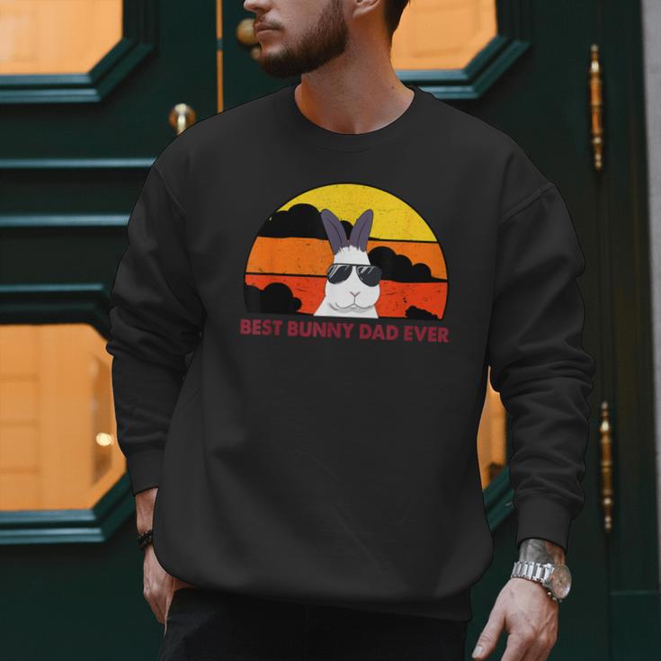Best Bunny Dad Ever Rabbit Jumper Dad Men Sweatshirt