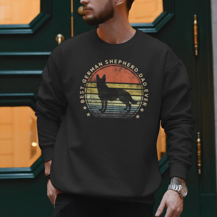 Best German Shepherd Dad Ever Daddy Dog Lover Owner Men Sweatshirt