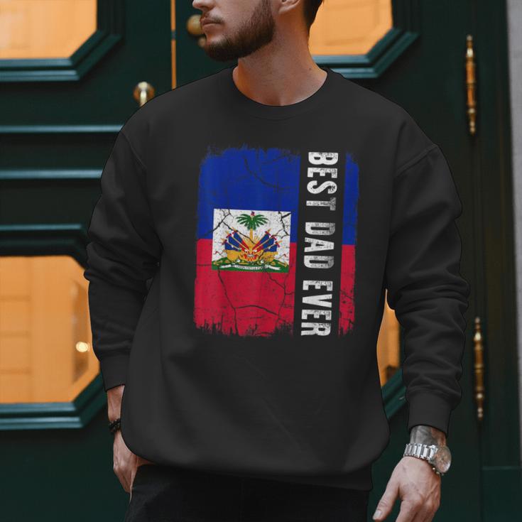 Best Haitian Dad Ever Haiti Daddy Father's Day Men Sweatshirt