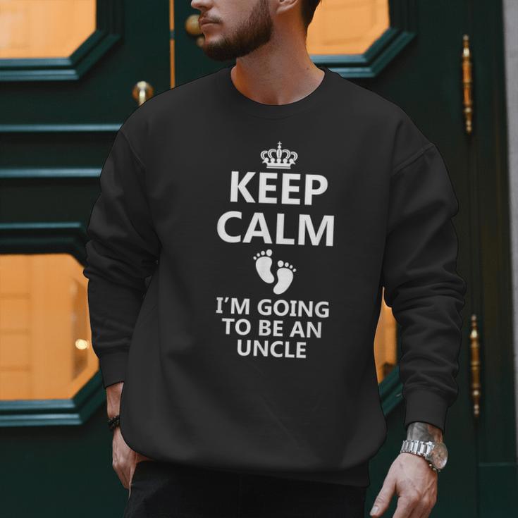 Best Uncle Art For Men Dad Pregnancy Reveal New Uncle To Be Men Sweatshirt