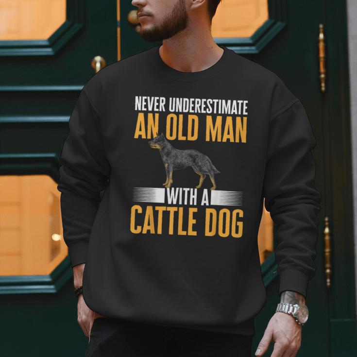 Blue Heeler Dad Australian Cattle Dog Men Men Sweatshirt