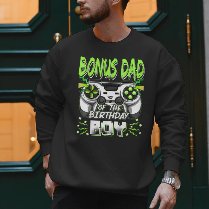 Bonus Dad Of The Birthday Boy Video Game Bday Party Men Sweatshirt
