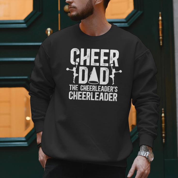 Cheer Dad The Cheerleader's Cheerleader Dad Cheer Father Men Sweatshirt