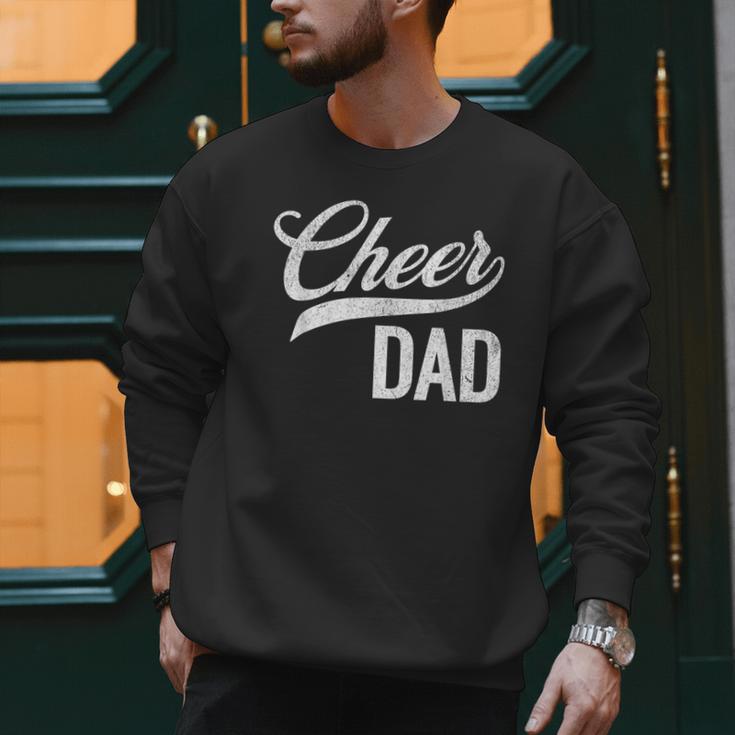 Cheer Dad Green Cheerleading Matching Parents Men Sweatshirt
