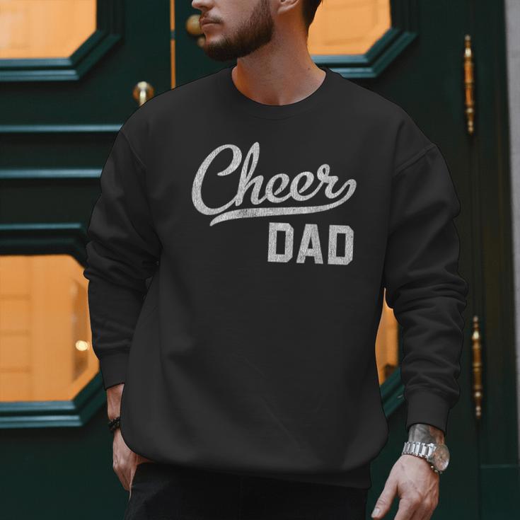 Cheer Dad Proud Cheerleading Dad Small Men Sweatshirt