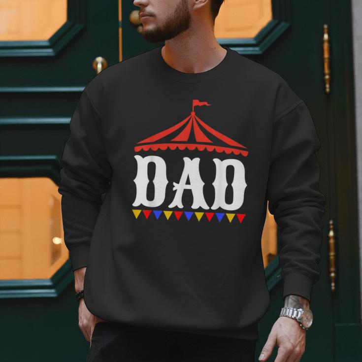 Circus Dad Of The Birthday Boy & Girl Carnival Family Outfit Men Sweatshirt
