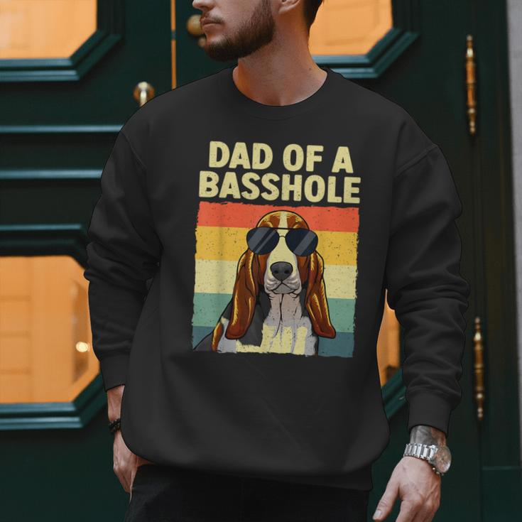 Cool Basset Hound For Men Dad Dog Basset Hound Lovers Men Sweatshirt