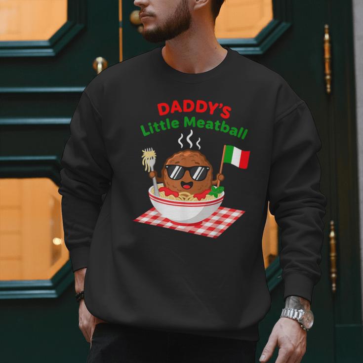 Couple Daddy's Little Meatball Italian Men Men Sweatshirt