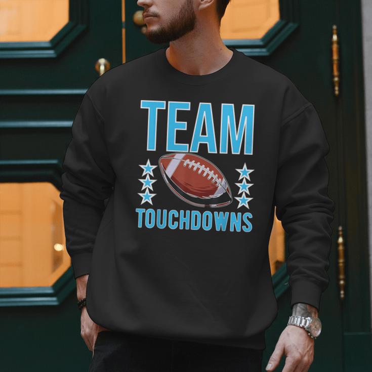 Cute Team Touchdowns Gender Reveal For Mom And Dad Men Sweatshirt