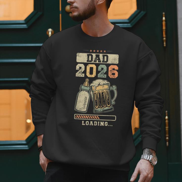 Dad 2026 Loading Baby Shower Going To Be a Dad Gender Reveal Men Sweatshirt
