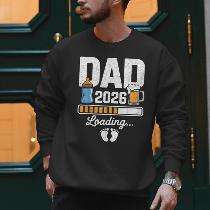 Dad 2026 Loading Expecting New Baby Announcement Men Men Sweatshirt