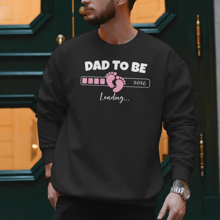 Dad To Be 2026 Loading Pink Little Girl Pregnancy Reveal Men Sweatshirt Dad To Be 2026 Loading Pink Little Girl Pregnancy Reveal Men Sweatshirt
