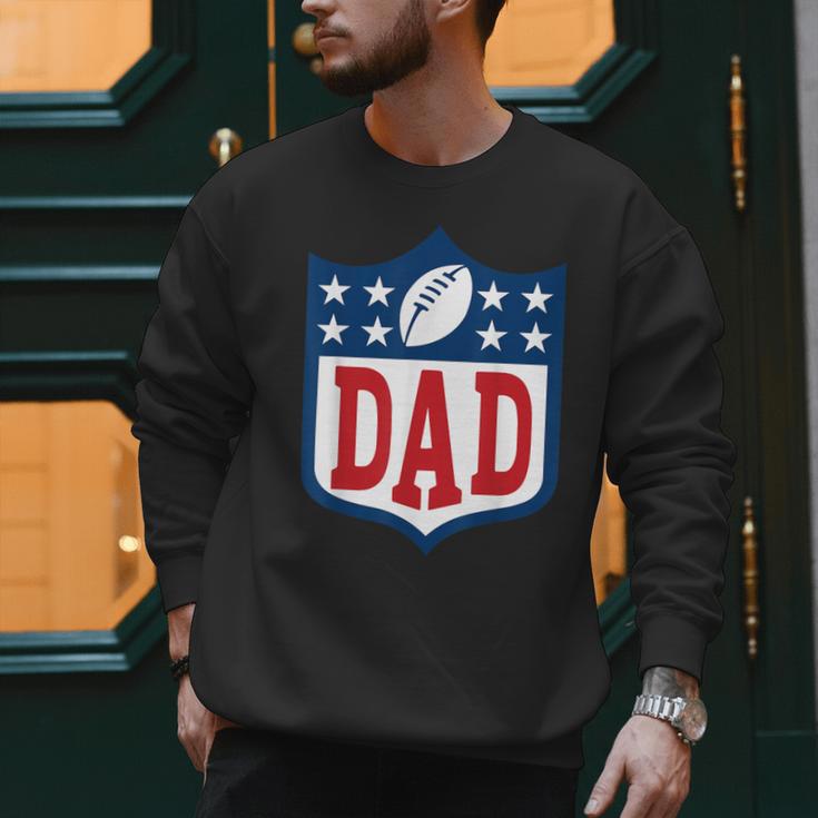 Dad American Football Happy Birthday Family Matching Retro Men Sweatshirt Dad American Football Happy Birthday Family Matching Retro Men Sweatshirt