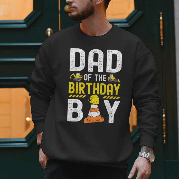 Dad Of The Birthday Boy Construction Worker Bday Men Sweatshirt Dad Of The Birthday Boy Construction Worker Bday Men Sweatshirt