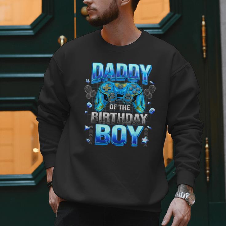 Dad Of The Birthday Boy Cool Gamer Video Game Birthday Men Sweatshirt