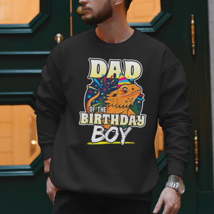 Dad Of Birthday Boy Kids Reptile Birthday Party Men Sweatshirt