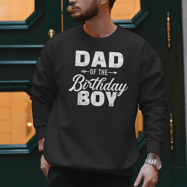 Dad Of The Birthday Boy Matching Family Party Men Sweatshirt