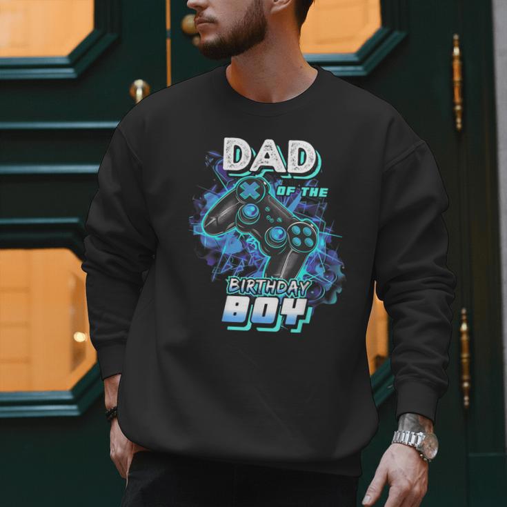 Dad Of The Birthday Boy Matching Video Game Birthday Party Men Sweatshirt