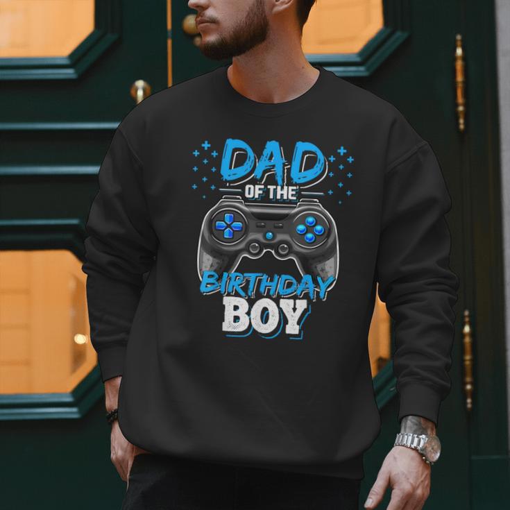 Dad Of The Birthday Boy Matching Video Gamer Birthday Party Men Sweatshirt