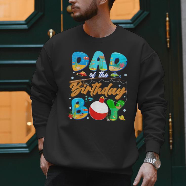 Dad Of The Birthday Boy Ofishally One Family Matching Party Men Sweatshirt