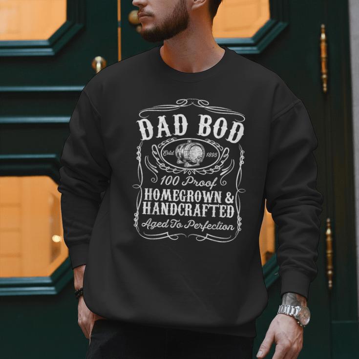 Dad BOD Whiskey Bourbon Lover For Dad Men Sweatshirt