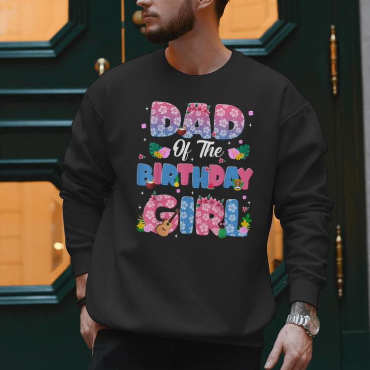 Dad And Mom Of The Birthday Girl Party Decor Family Matching Men Sweatshirt