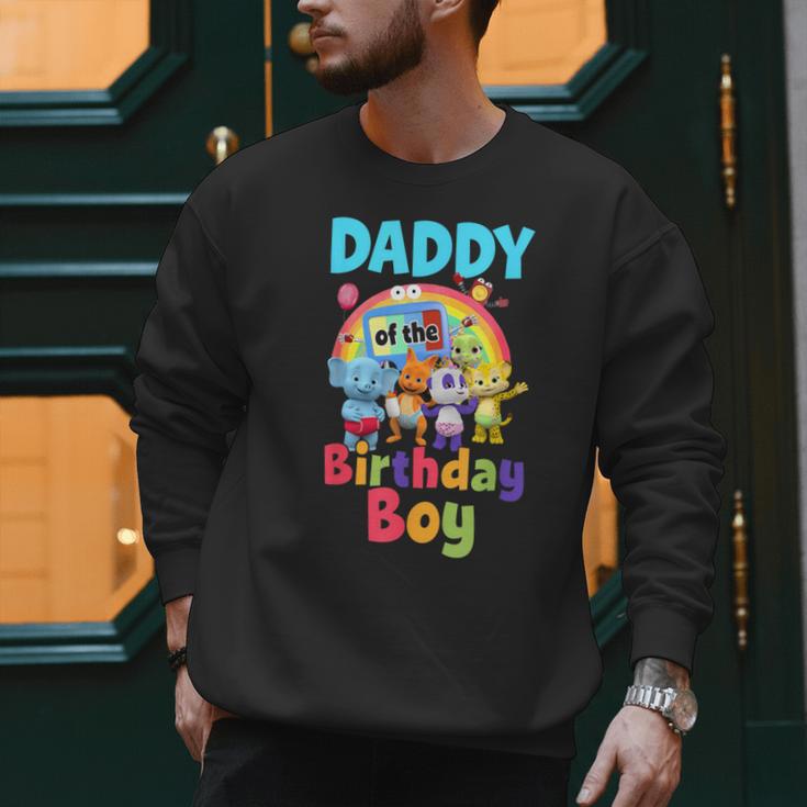Dad And Mom Daddy Of The Birthday Boy Family Party Decor Men Sweatshirt
