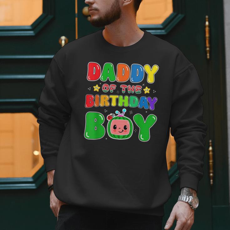 Dad And Mom Daddy Of The Birthday Boy Tee Melon Family Party Men Sweatshirt