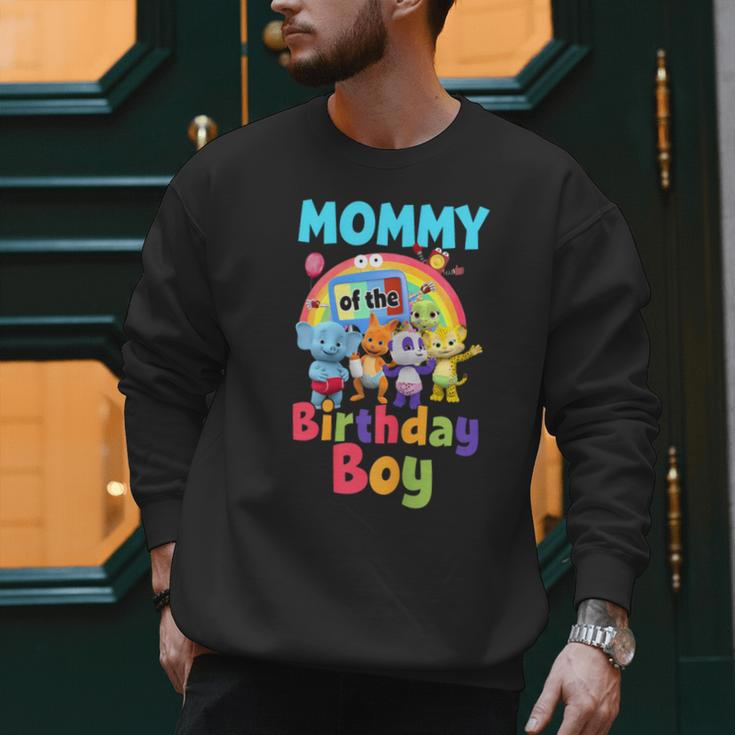 Dad And Mom Mommy Of The Birthday Boy Family Party Decor Men Sweatshirt