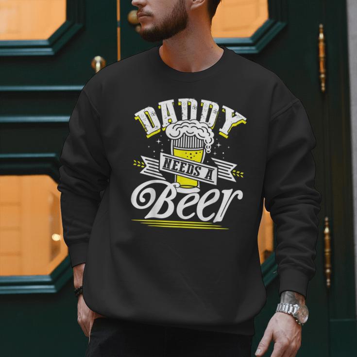 Dad Needs A Beer Button Up Shirts Beer Drinking Lover Men Sweatshirt Dad Needs A Beer Button Up Shirts Beer Drinking Lover Men Sweatshirt