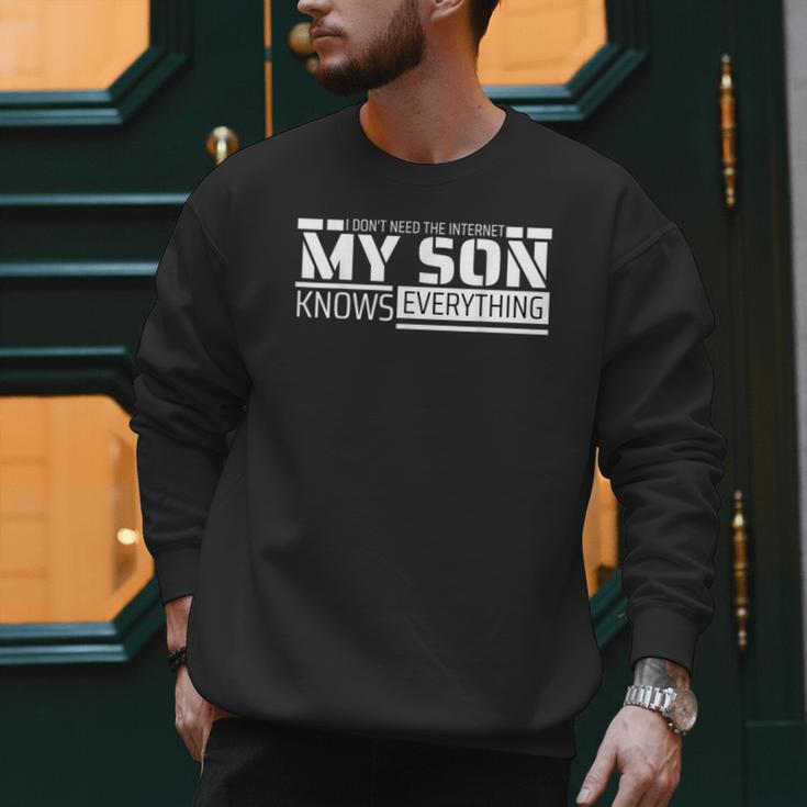 Dad Shirt From Son Men Fathers Day Dad Men Sweatshirt