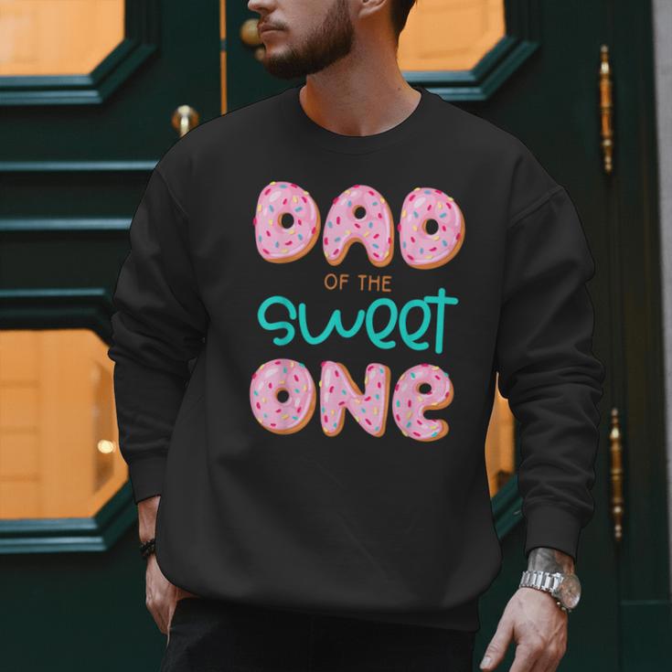 Dad Of Sweet One First Birthday Matching Family Donut Theme Men Sweatshirt
