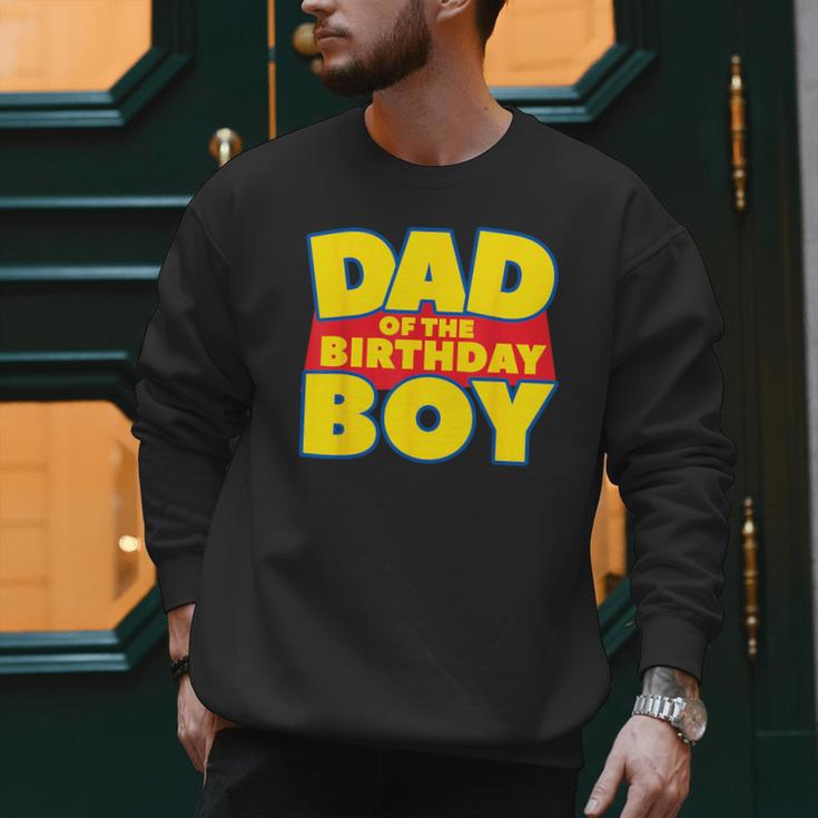 Dad Of The Toy Birthday Boy Story Theme B-Day Men Sweatshirt