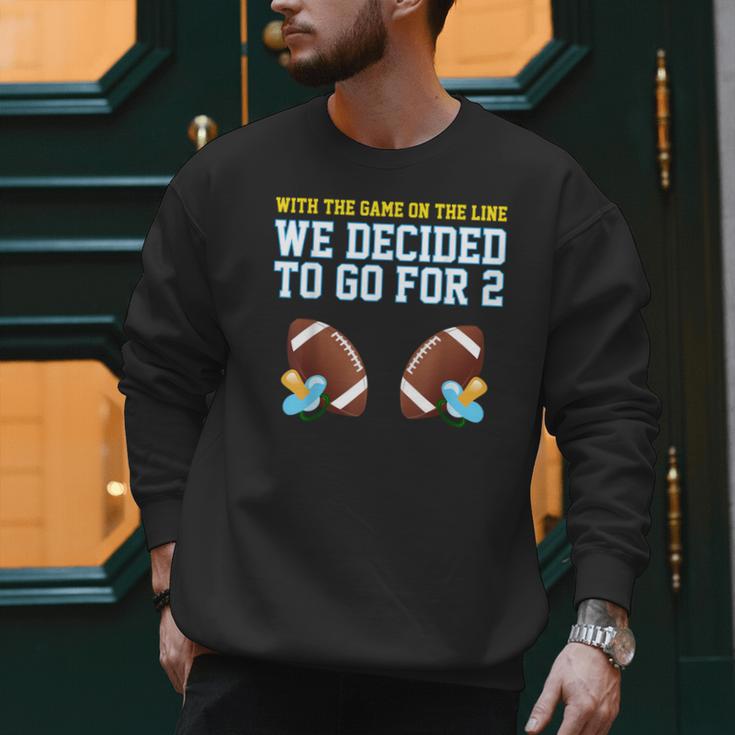 Dad Of Twins TShirt Men Sweatshirt