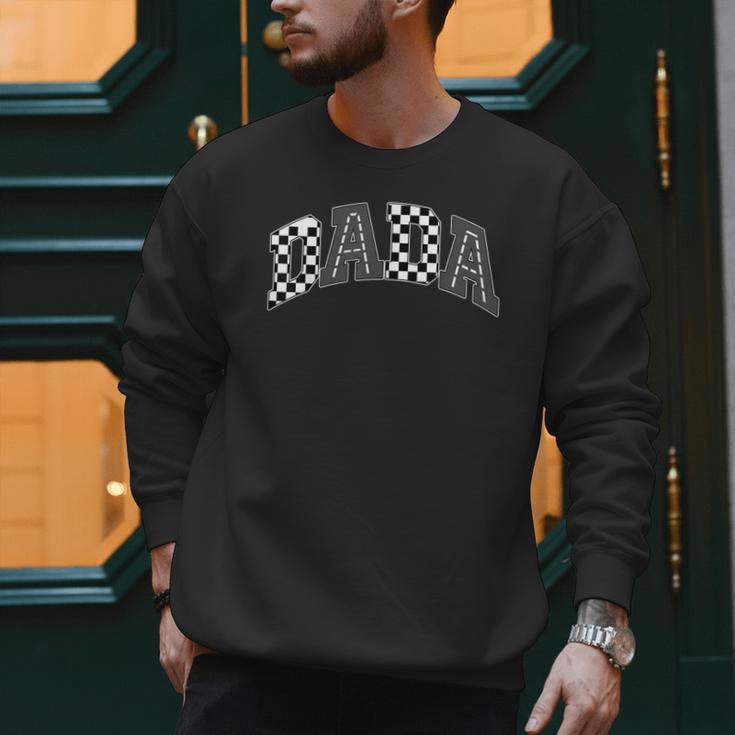 Dada Racing Race Car Checkered Family Birthday Matching Men Sweatshirt Dada Racing Race Car Checkered Family Birthday Matching Men Sweatshirt